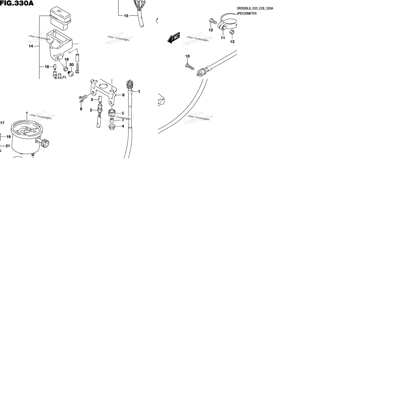 Speedometer (Dr200sl8 E03)