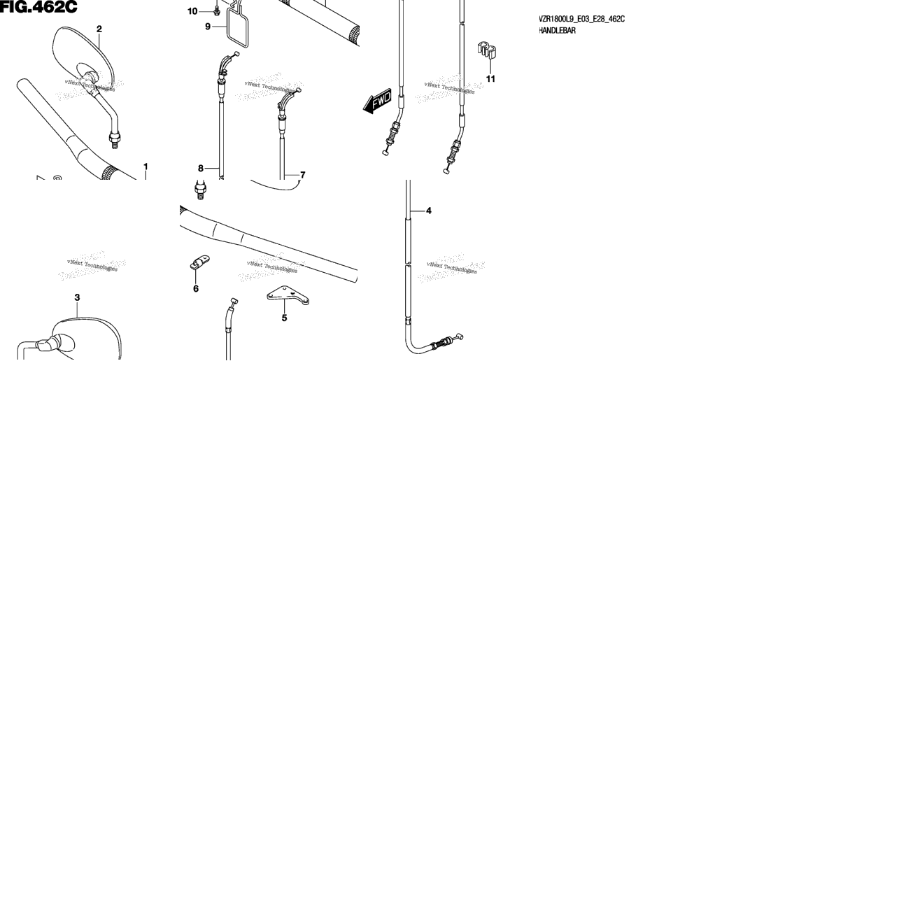 Handlebar (Vzr1800bzl9 E28)