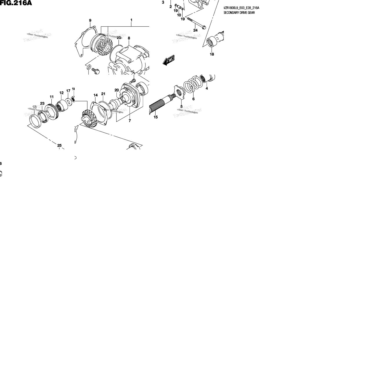 Secondary Drive Gear