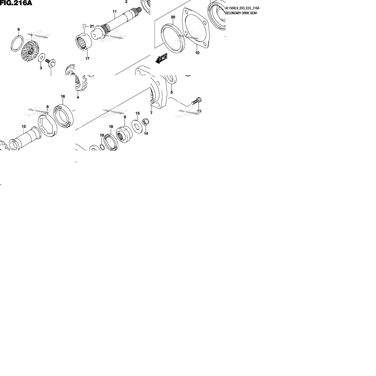 Secondary Drive Gear