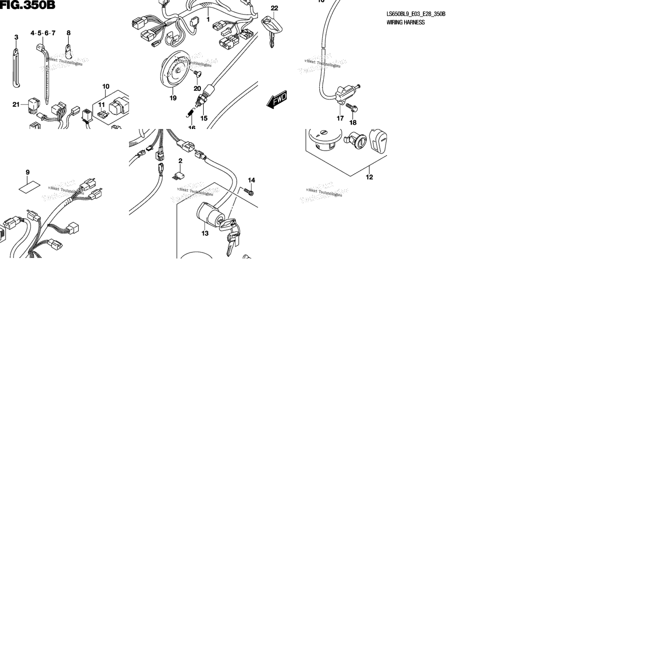 Wiring Harness (Ls650bl9 E28)