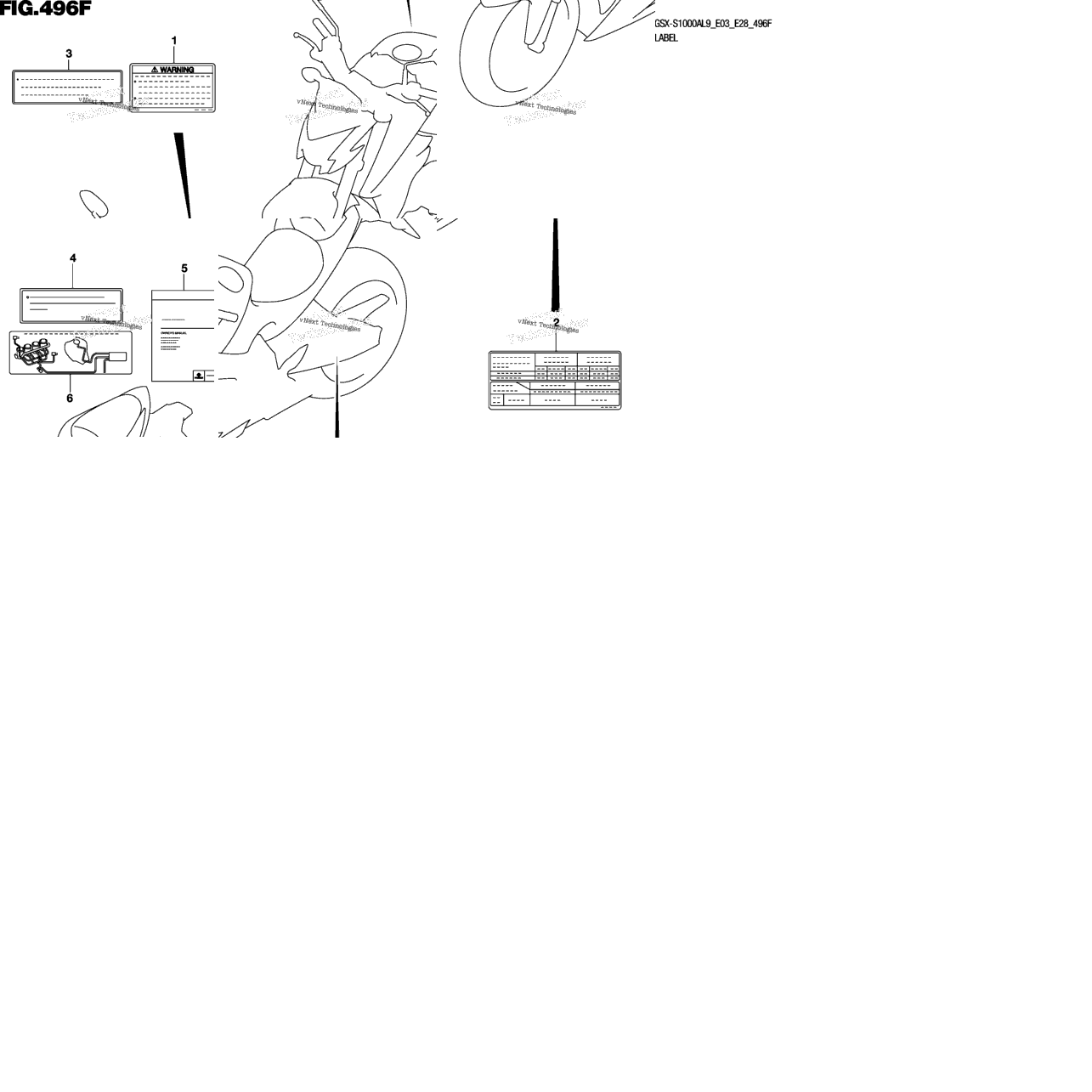 Label (Gsx-S1000yal9 E33)