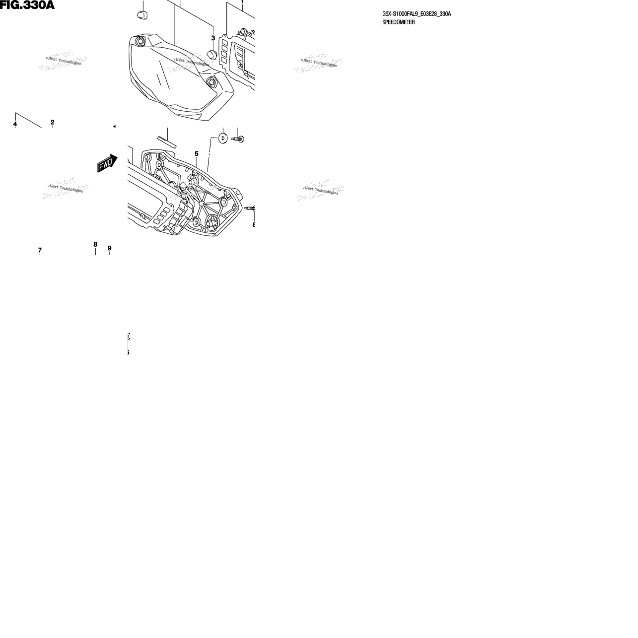 Speedometer (Gsx-S1000fal9 E03)