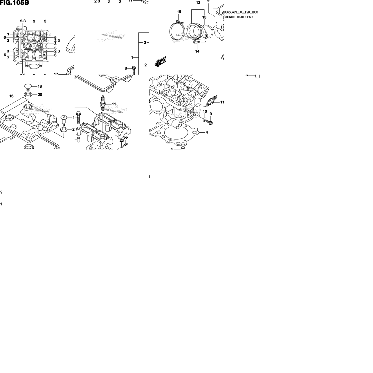 Cylinder Head (Rear)