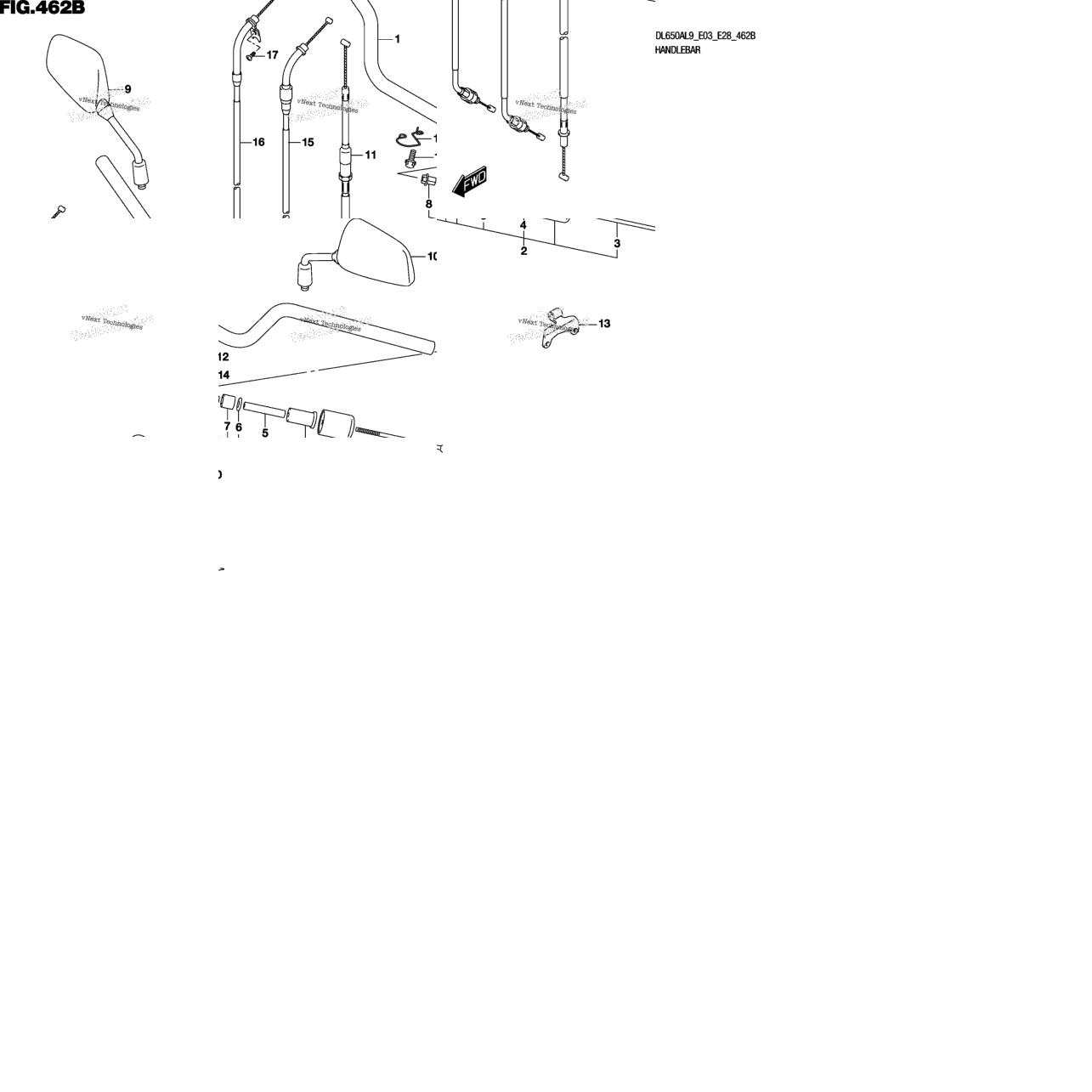 Handlebar (Dl650a)