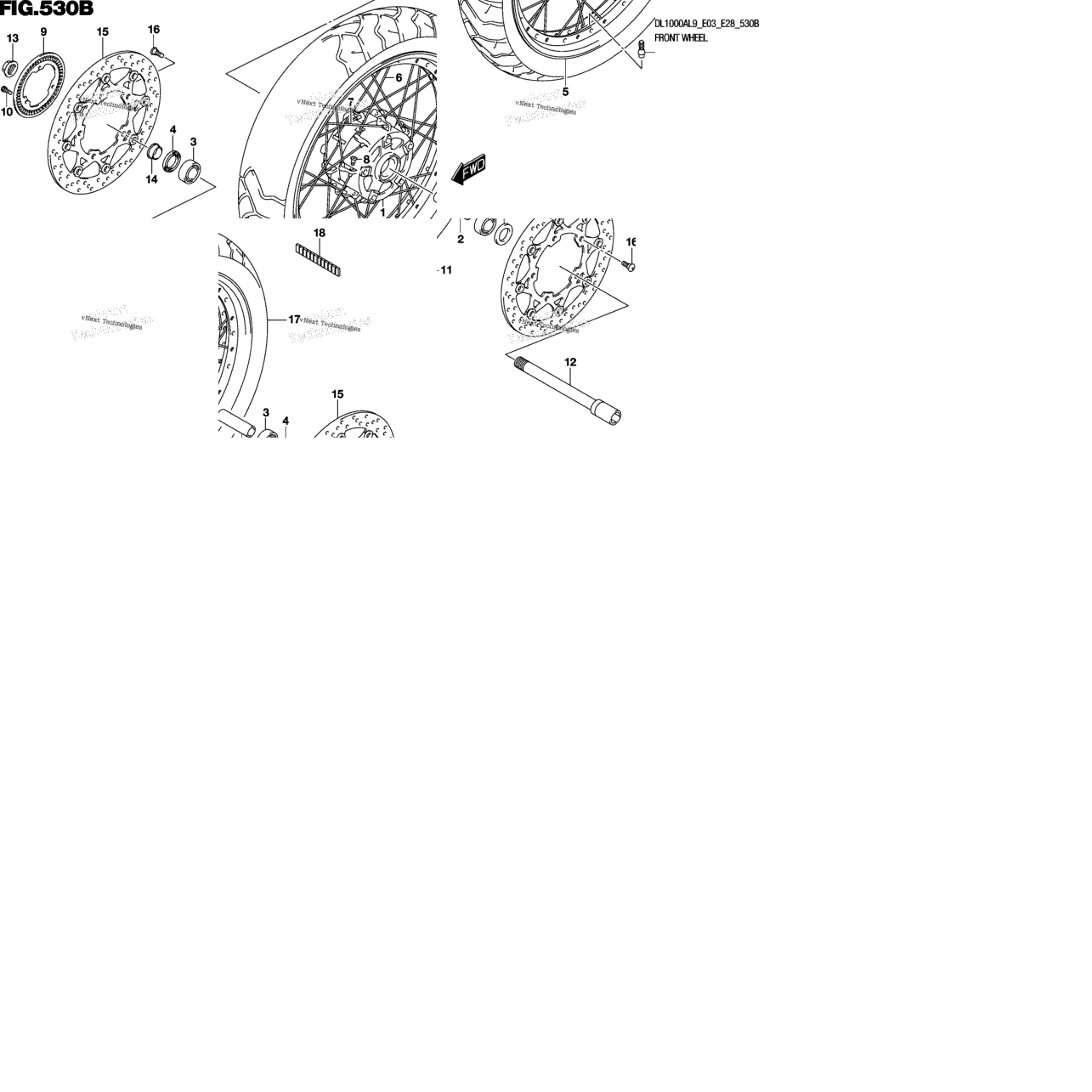 Front Wheel (Dl1000xal9 E28)