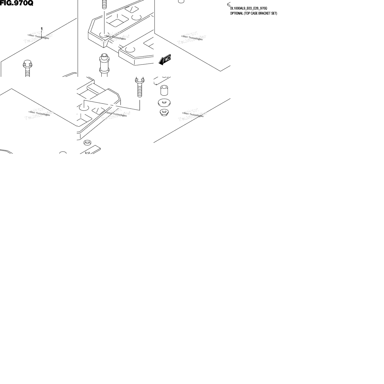 Optional (Top Case Bracket Set)