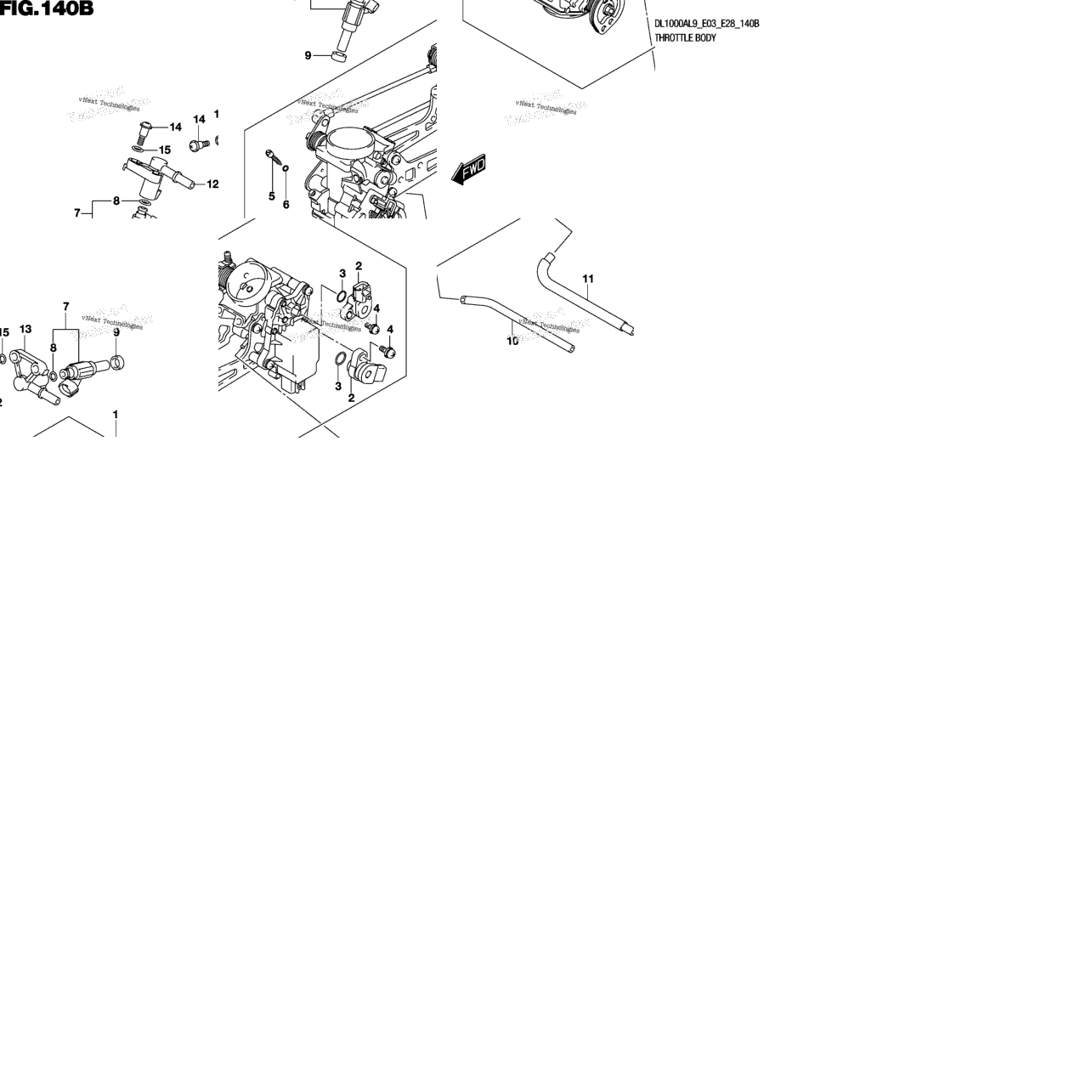 Throttle Body (Dl1000xal9 E28)