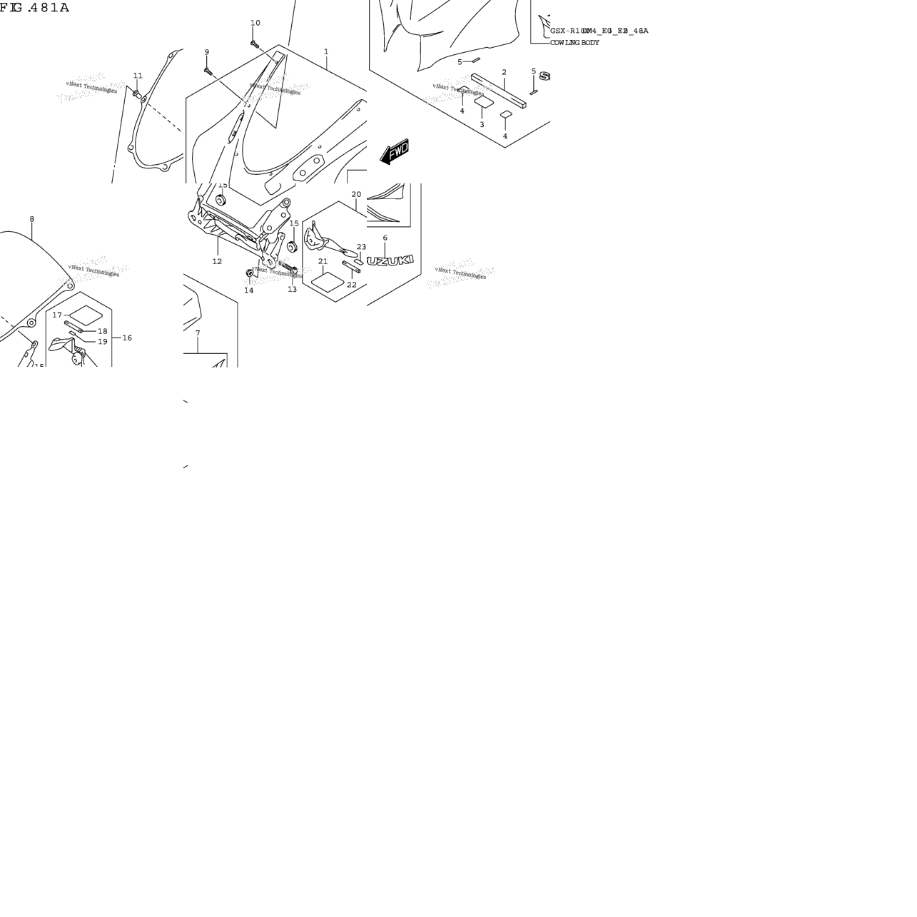 Cowling Body (Gsx-R1000a)