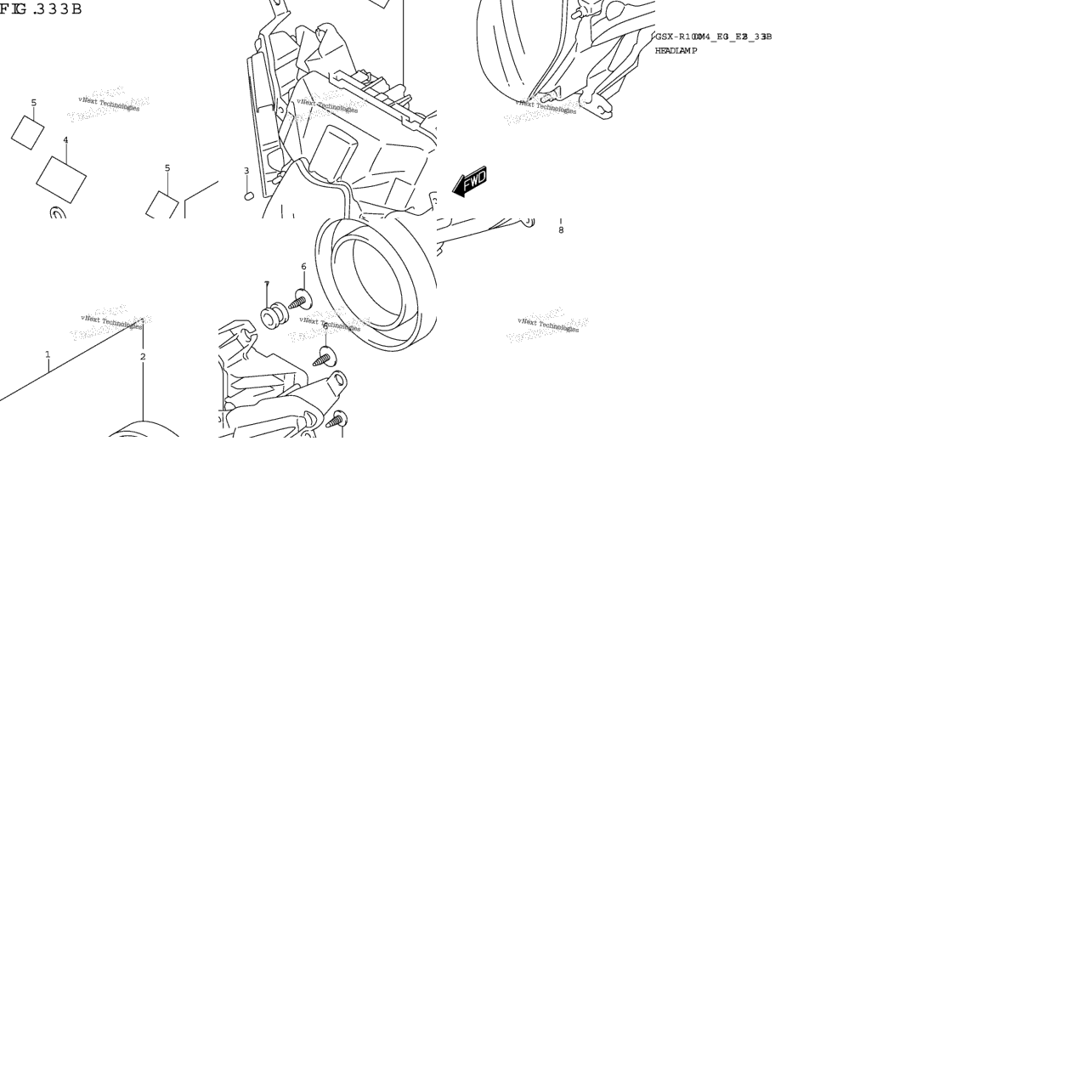 Headlamp (Gsx-R1000ra,Gsx-R1000rza)