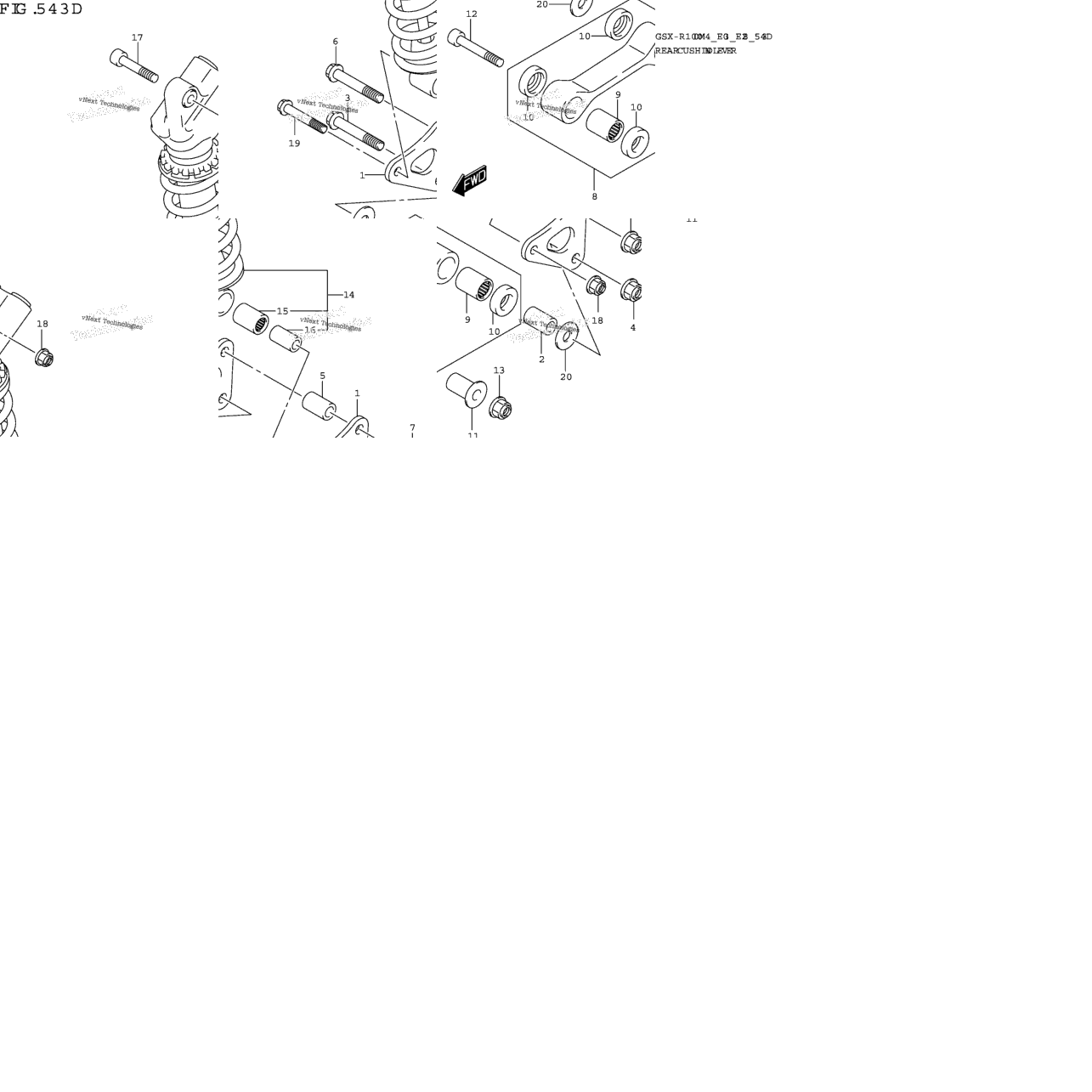 Rear Cushion Lever (Gsx-R1000ra)