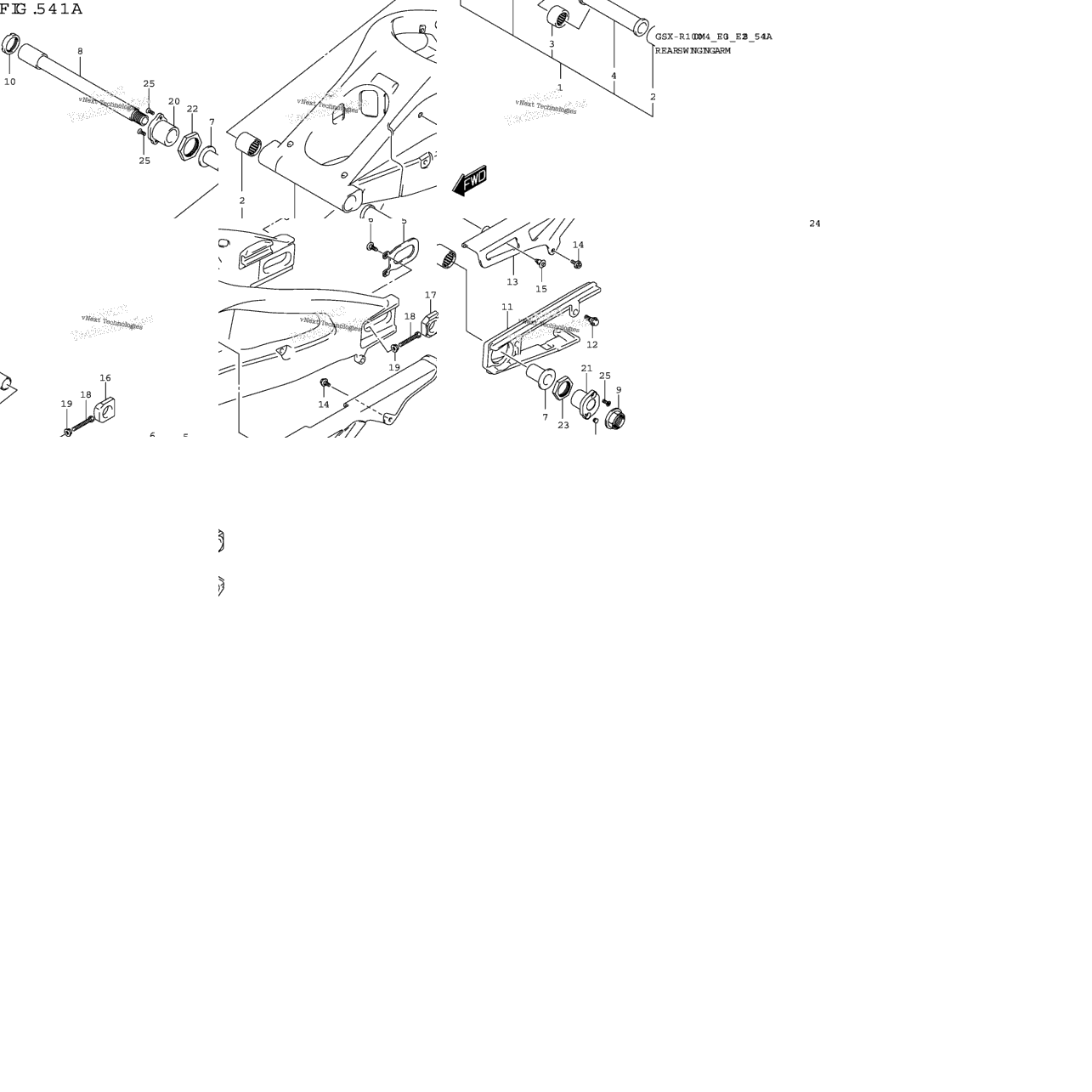 Rear Swingingarm (Gsx-R1000ra,Gsx-R1000rza)