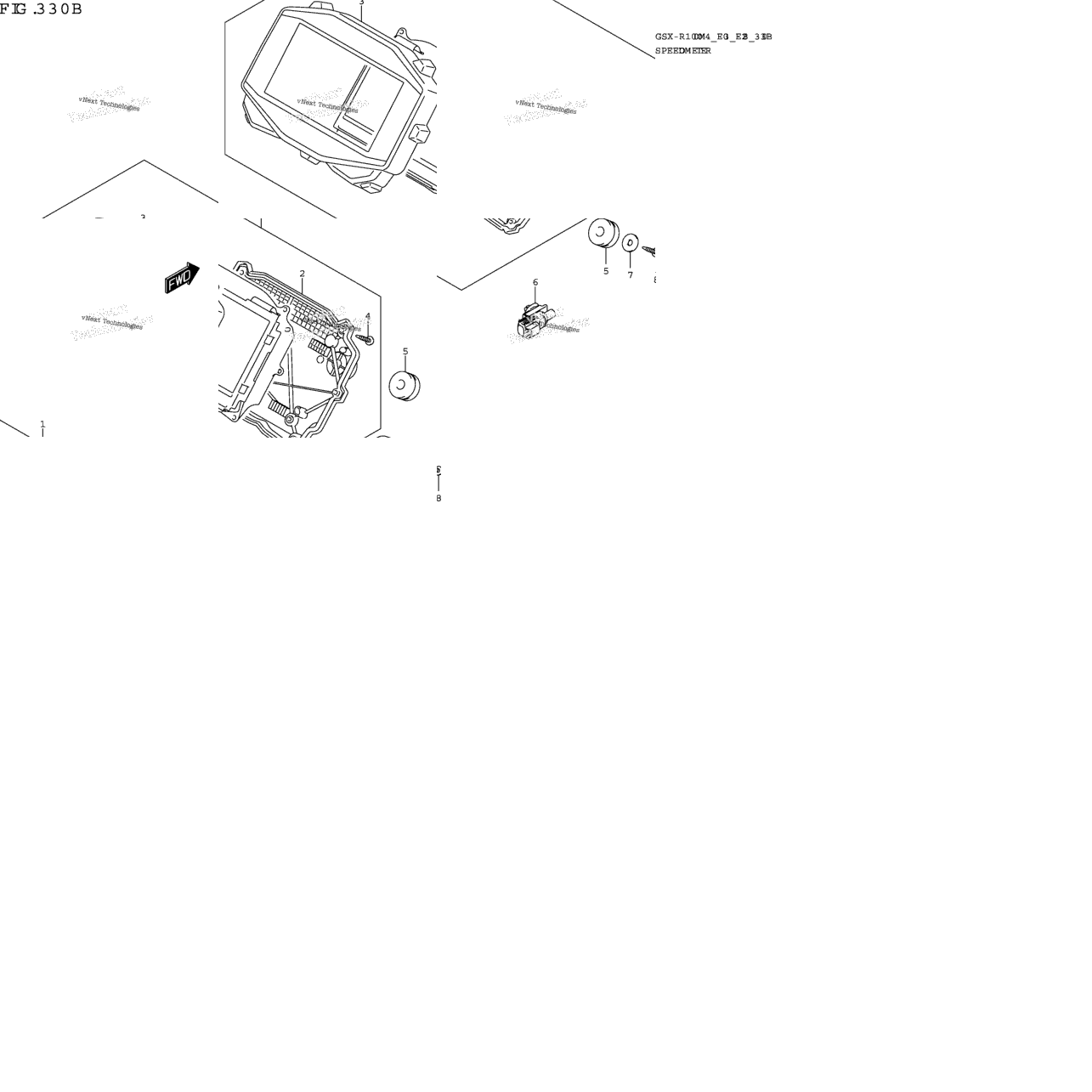 Speedometer (Gsx-R1000a:E28)