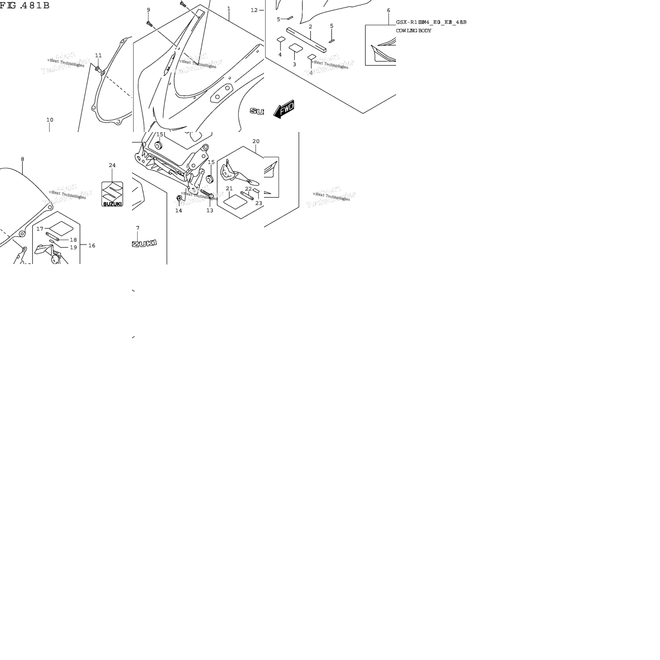 Cowling Body (Gsx-R1000ra)