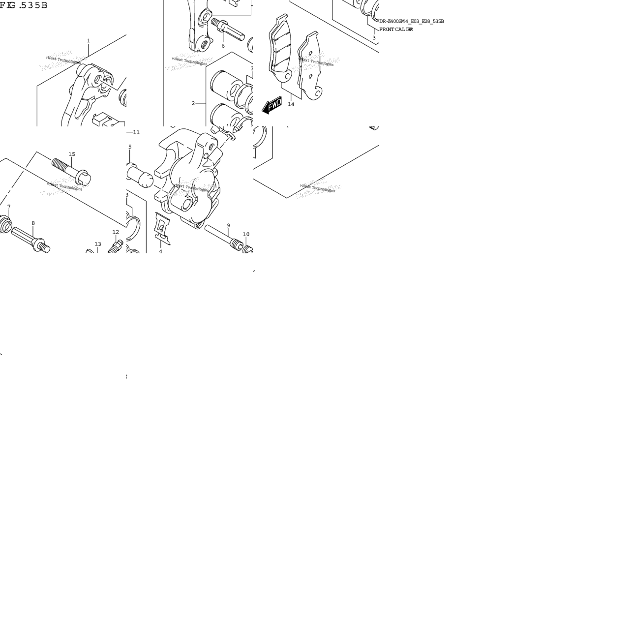 Front Caliper (Dr-Z400sm)