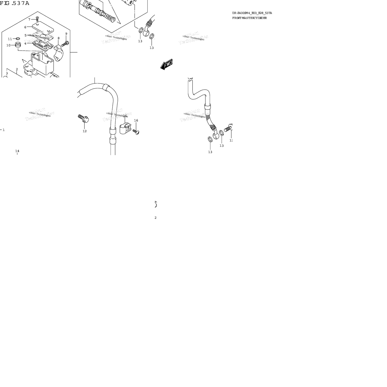 Front Master Cylinder (Dr-Z400s)