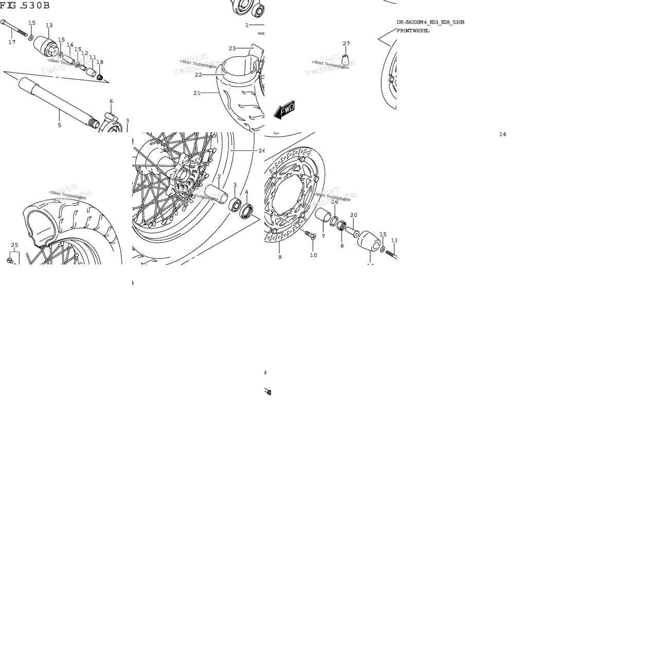 Front Wheel (Dr-Z400sm)