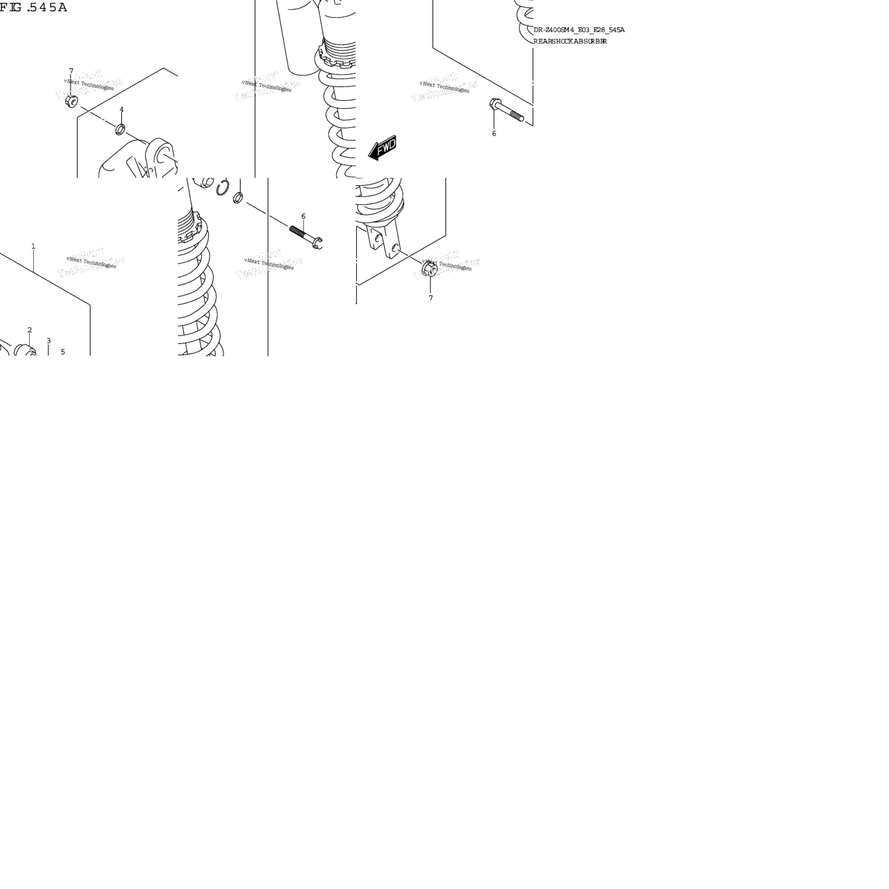 Rear Shock Absorber (Dr-Z400s)