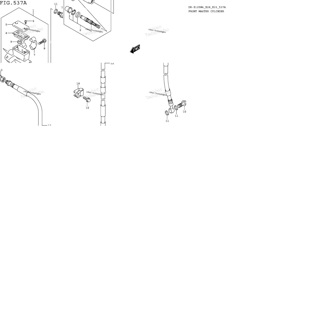 Front Master Cylinder (Dr-Z125l)