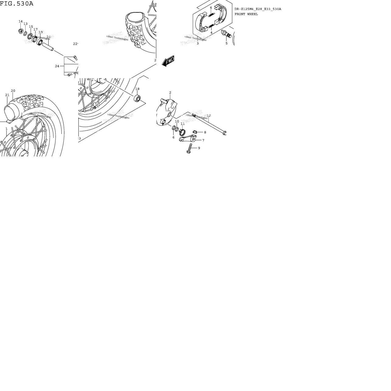 Front Wheel (Dr-Z125)