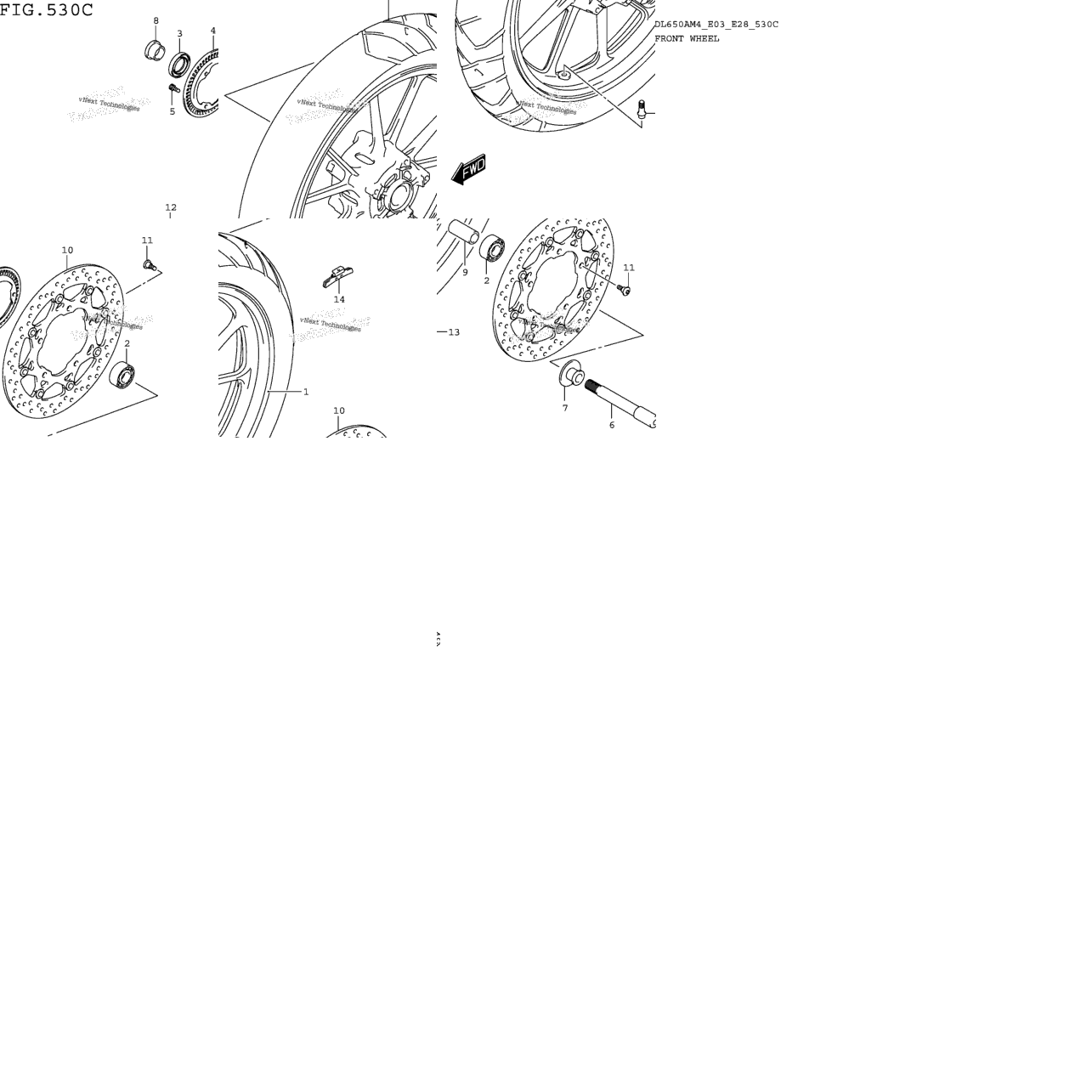Front Wheel (Dl650am4 E33)