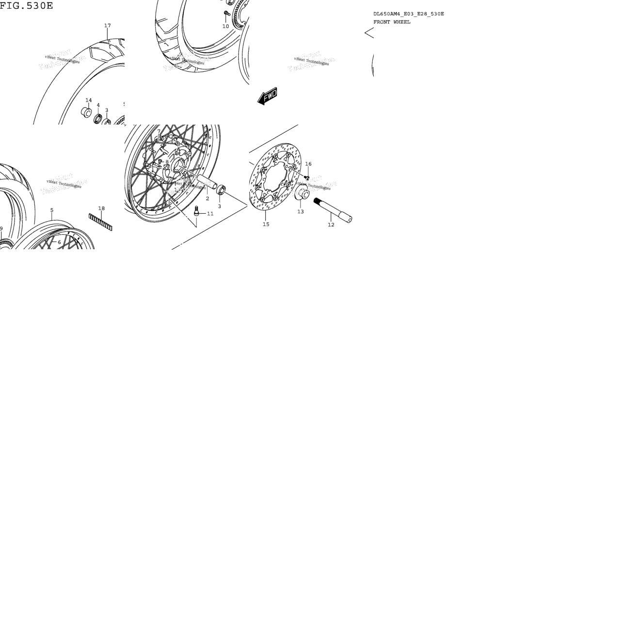 Front Wheel (Dl650xam4 E28)