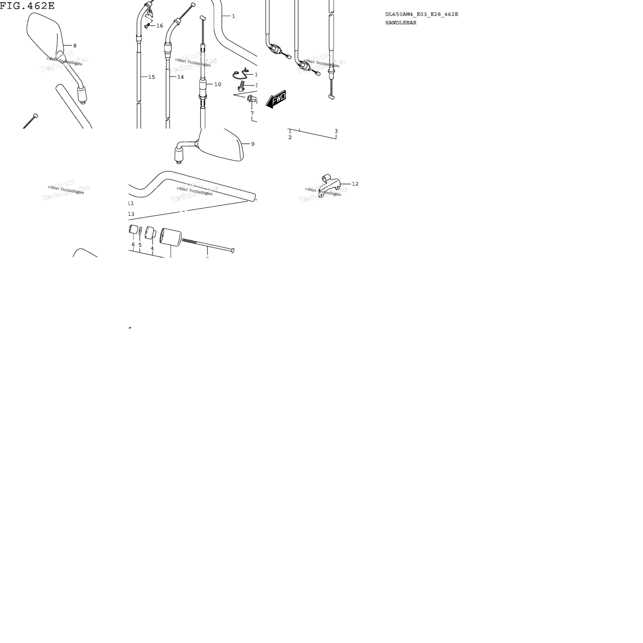 Handlebar (Dl650xam4 E28)