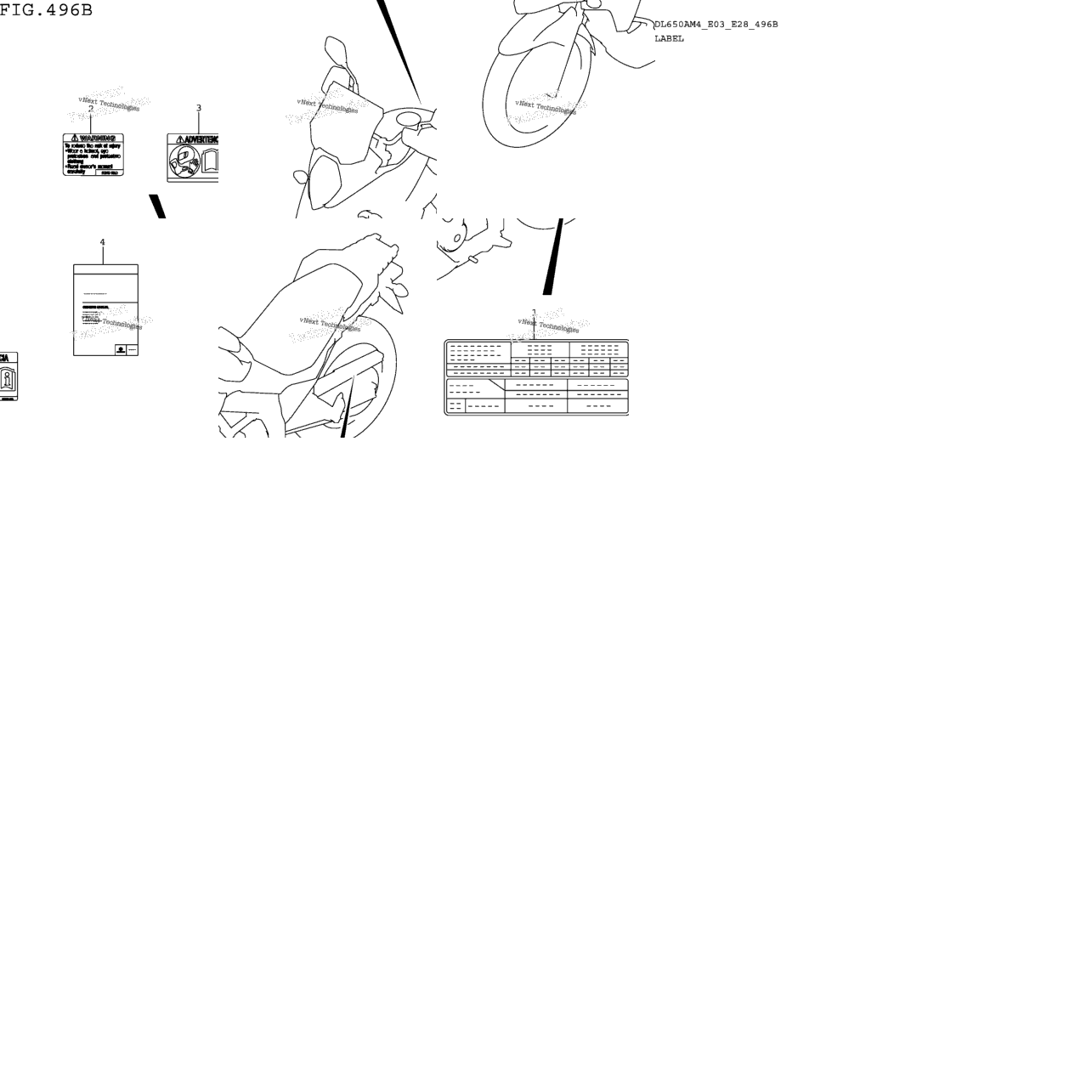 Label (Dl650am4 E28)