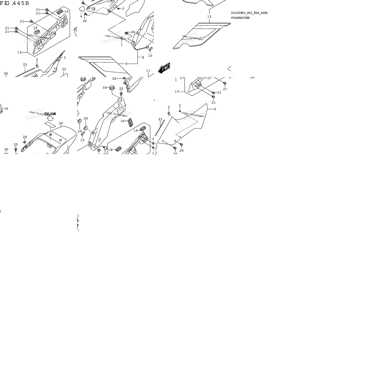 Frame Cover (Dl1050rj)
