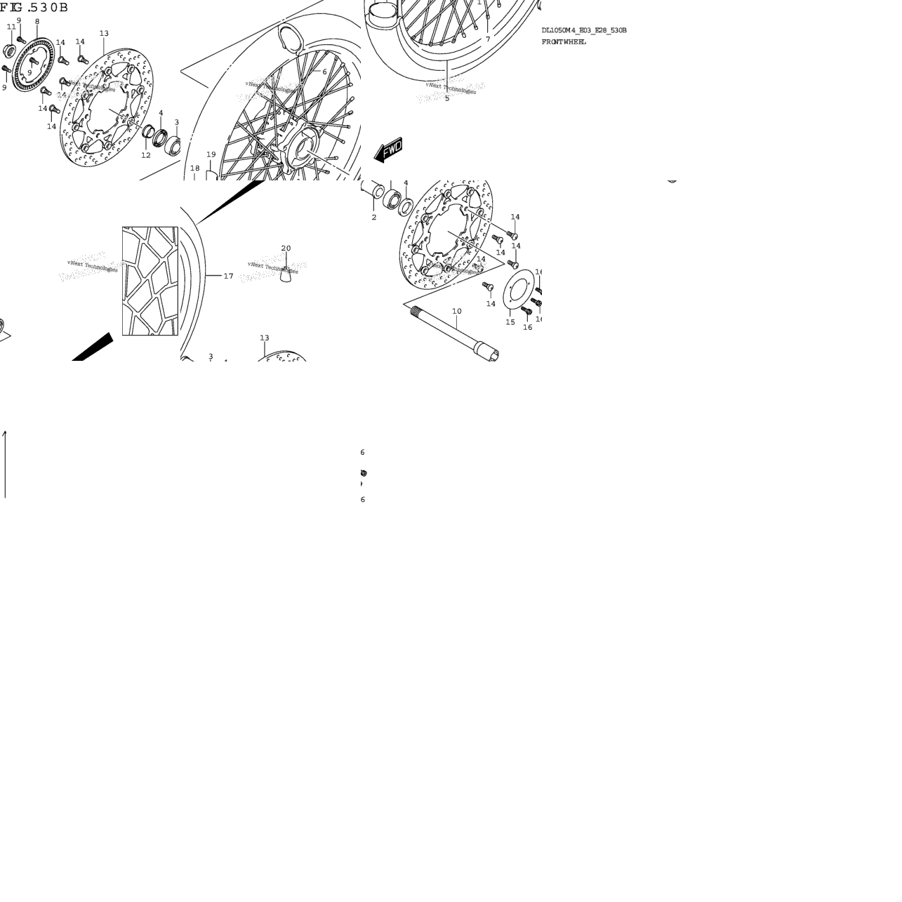 Front Wheel (Dl1050rj)