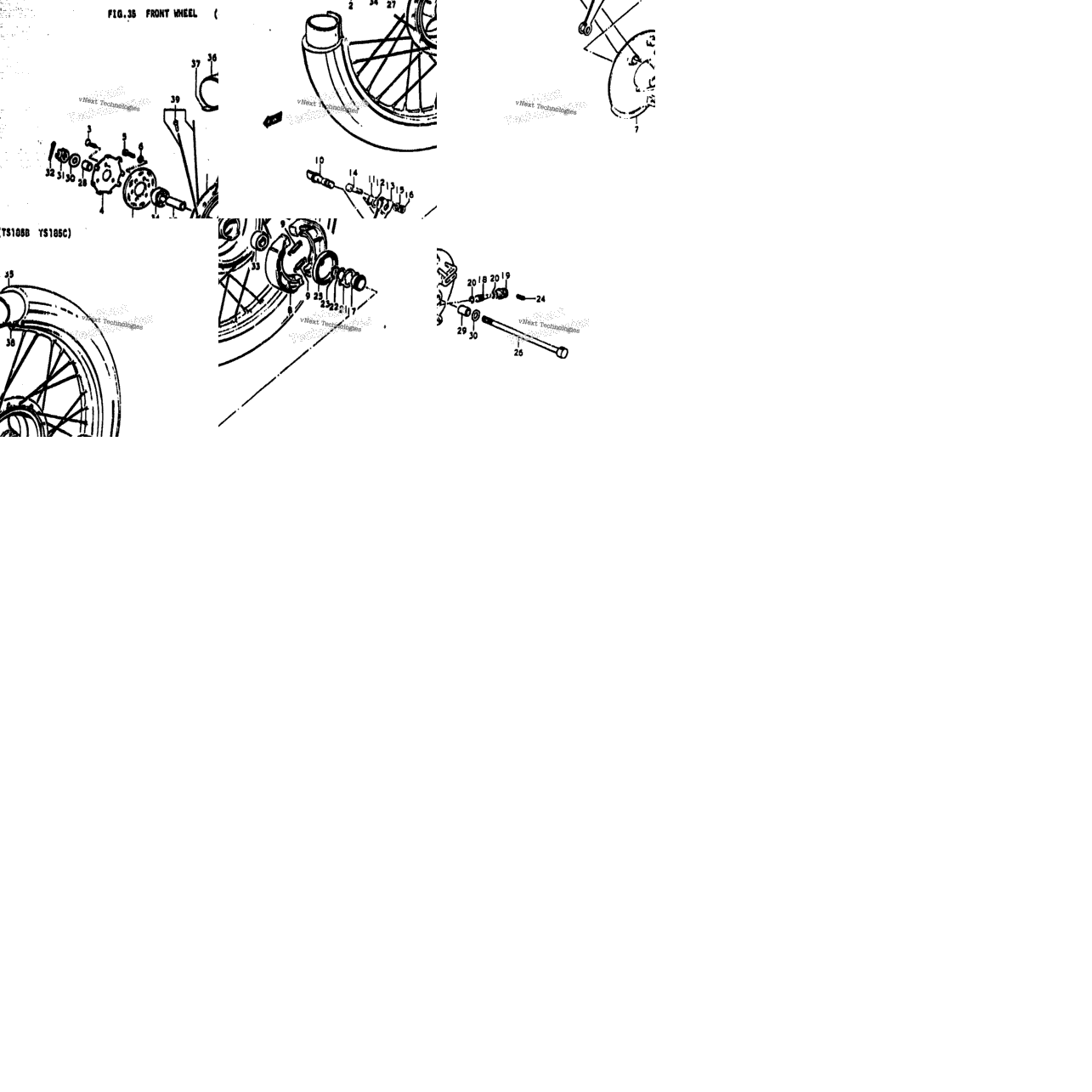 Front Wheel (Ts185b Ts185c)