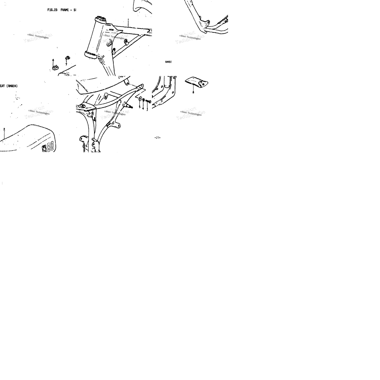 Frame - Seat (Rm80n)