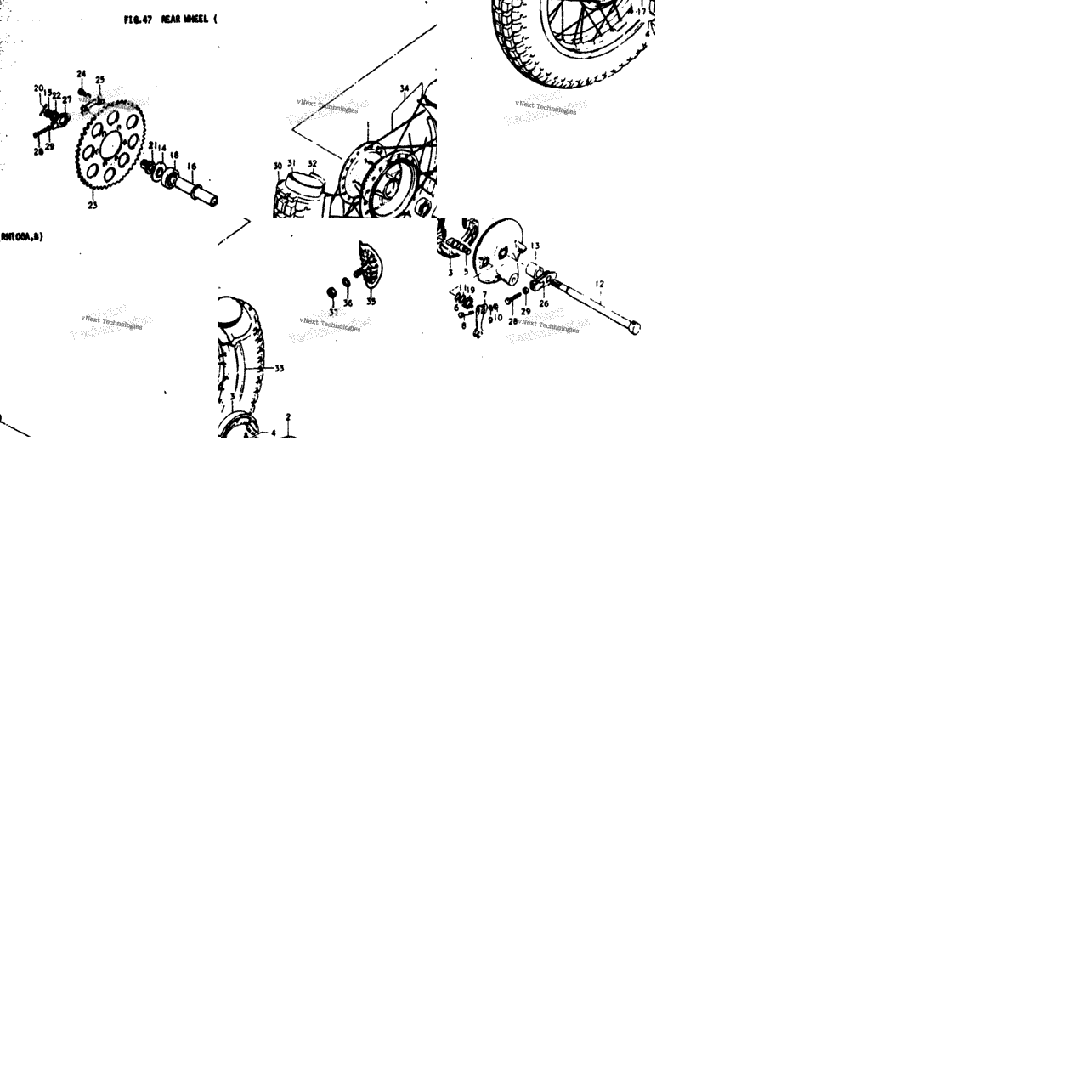 Rear Wheel (Rm100a