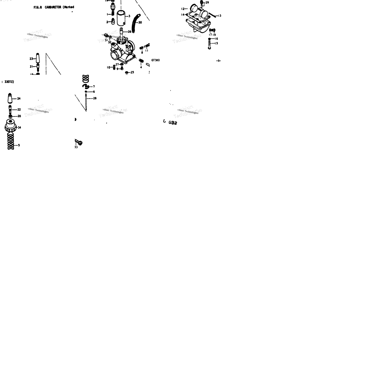 Carburetor (Marked : 33012)