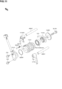 Gear Change Drum/Shift Fork