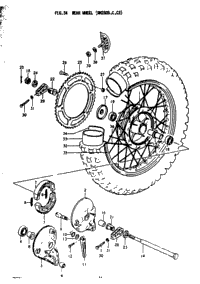 Rear Wheel (Rm250b
