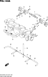 Throttle Body Hose/Joint (Gsx-R1000l5 E03)