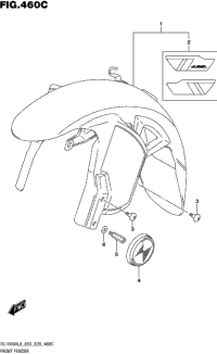 Front Fender (Dl1000al8 E28) (For Yu1)