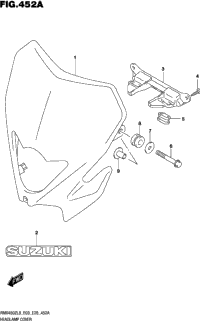 Headlamp Cover (Rmx450zl8 E03)