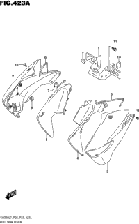 Fuel Tank Cover (Gw250l7 P28)