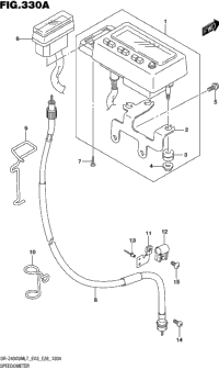 Speedometer (Dr-Z400sml7 E03)