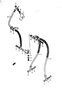 Front Brake Hose (Gs1000ec
