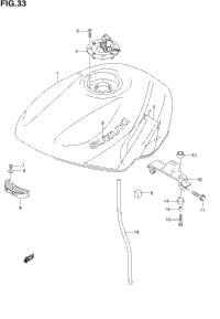 Fuel Tank (Not For U.S. Market)