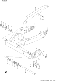 Rear Swinging Arm (Model P/R)