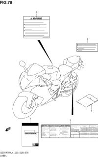 Label (Gsx-R750l4 E28)