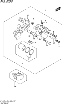 Rear Caliper (Sfv650al5 E28)