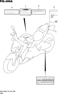 Label (Gsx-S1000al8 E03)