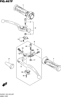 Handle Lever (Dl650xal7 E33)