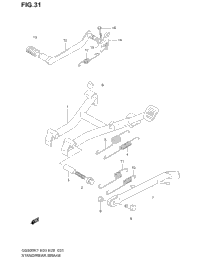 Stand - Rear Brake