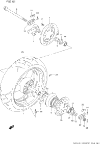 Rear Wheel (Model P/R)